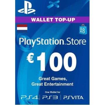 PLAYSTATION NETWORK (PSN) CARD - 100 EUR (NETHERLANDS)